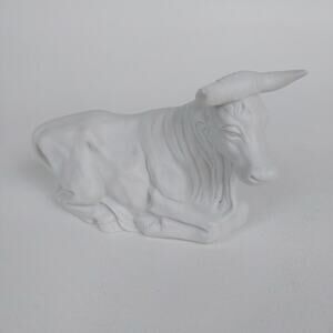 Vintage Homco Ox Bull Nativity Replacement Piece White Bisque #5621 Retired